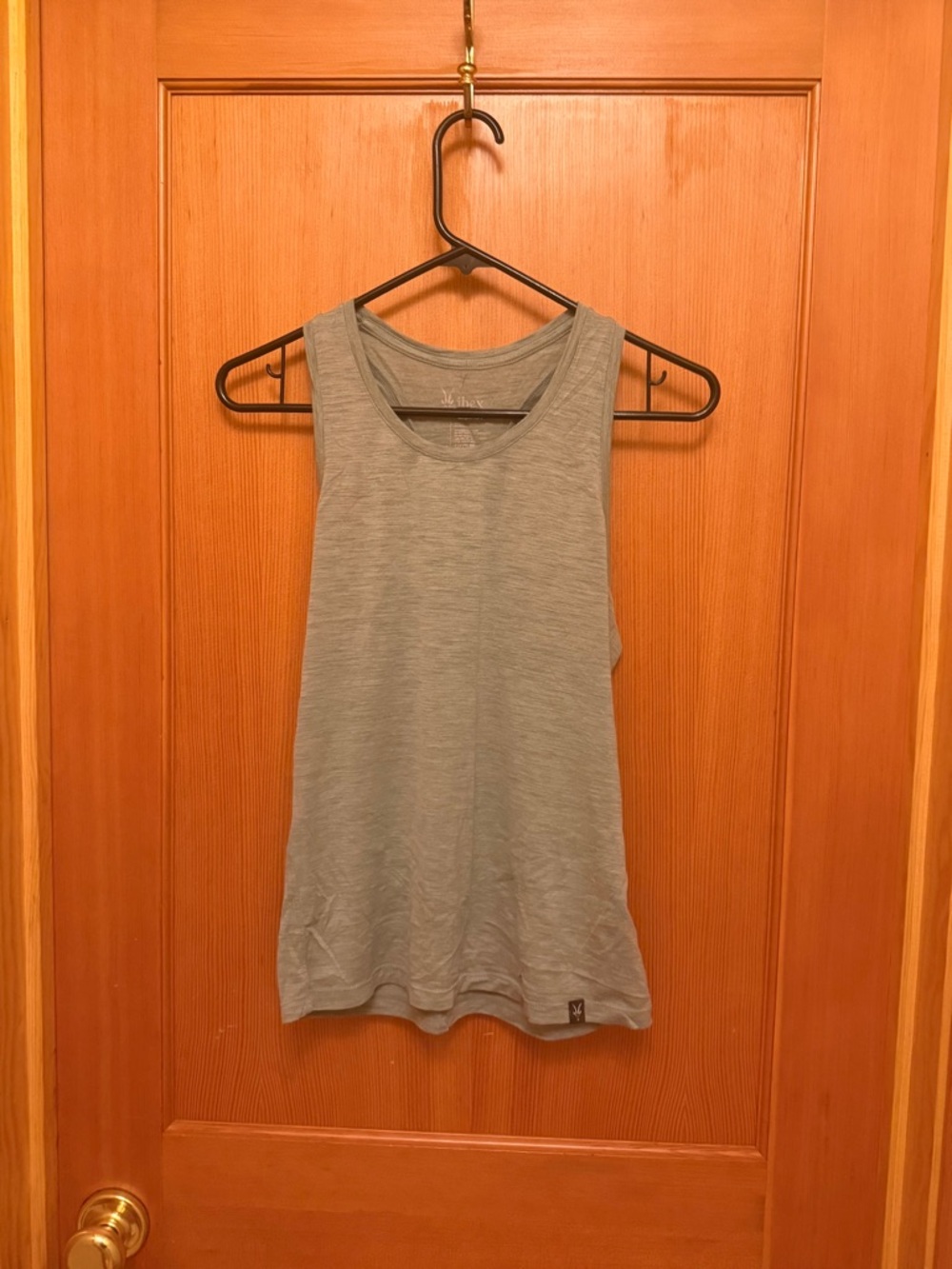 ibex Heather Gray Womens Performance Tank
